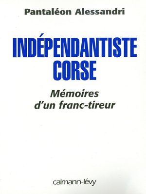 cover image of Indépendantiste corse